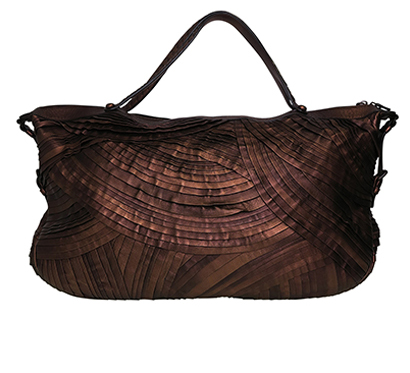 Woven Matita East West Belly Bag, front view